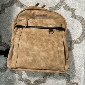 Petunia Picklebottom 2-in-1 Provisions Breast Pump & Diaper Bag Backpack-Brioche
